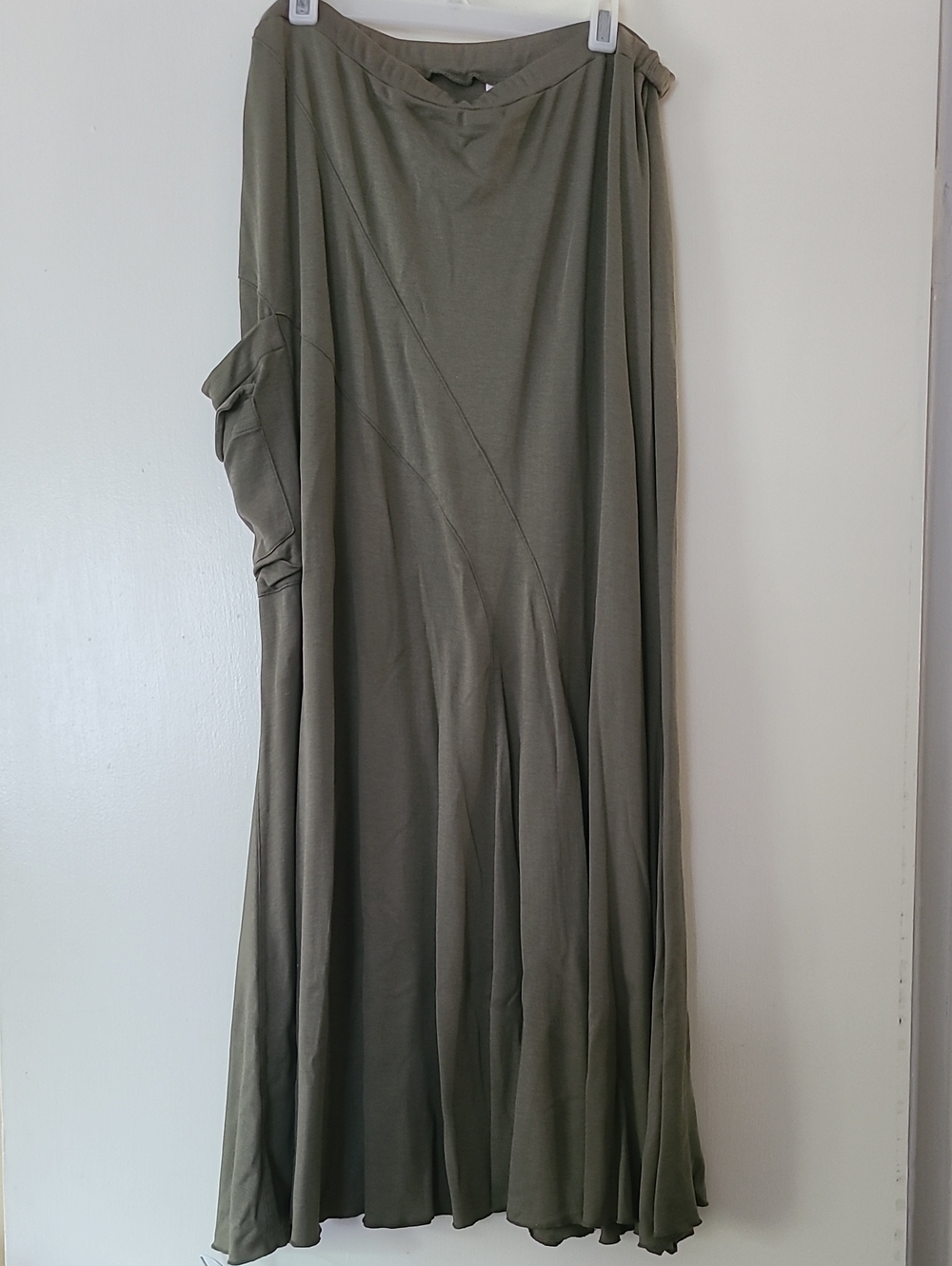 Peruvian Connection Cotton Cargo Maxi Skirt L